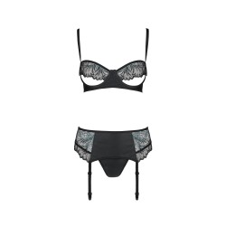 CONJUNTO DE 3 PEÇAS ASTRIDA PRETO PASSION