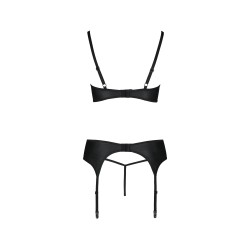 CONJUNTO DE 3 PEÇAS ASTRIDA PRETO PASSION