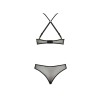 CONJUNTO DE 2 PEÇAS AZALIA PRETO EROTIC LINE PASSION