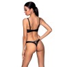 CONJUNTO DE 2 PEÇAS CELIN BIKINI PRETO PASSION