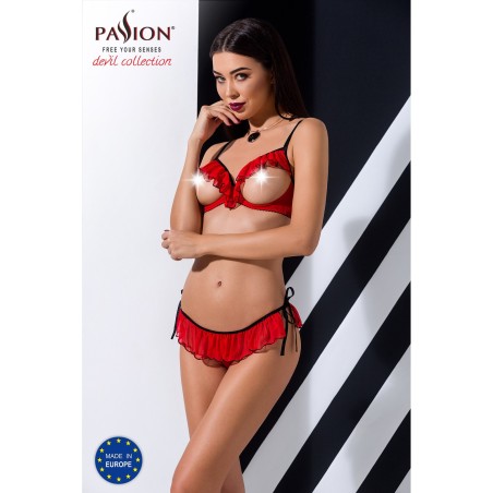 CONJUNTO DE 2 PEÇAS CHERRY VERMELHO DEVIL COLLECTION PASSION