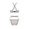 CONJUNTO DE 2 PEÇAS CHIKA BEGE DEVIL COLLECTION PASSION