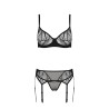CONJUNTO DE 3 PEÇAS LEAFA PRETO ECO COLLECTION PASSION