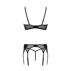 CONJUNTO DE 3 PEÇAS LEAFA PRETO ECO COLLECTION PASSION