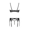 CONJUNTO DE 3 PEÇAS LEAFA PRETO ECO COLLECTION PASSION