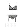 CONJUNTO DE 3 PEÇAS LEAFA PRETO ECO COLLECTION PASSION
