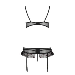 CONJUNTO DE 3 PEÇAS LOVELIA PRETO PASSION