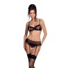 CONJUNTO DE 3 PEÇAS LOVELIA PRETO PASSION