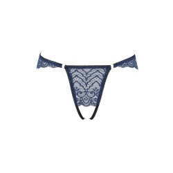 TANGA COM ABERTURA LYRIA AZUL PASSION