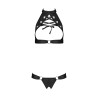 CONJUNTO DE 2 PEÇAS MALWIA PRETO TAMANHO QUEEN PASSION