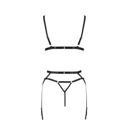 CONJUNTO DE 3 PEÇAS MEGGY PRETO DEVIL COLLECTION PASSION