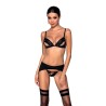 CONJUNTO DE 3 PEÇAS MILEY PRETO PASSION 
