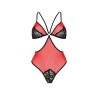BODY PEONIA VERMELHO EROTIC LINE PASSION