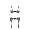 CONJUNTO DE 3 PEÇAS PRIMULA PRETO ECO COLLECTION PASSION