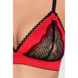 CONJUNTO DE 3 PEÇAS RODOS VERMELHO PASSION
