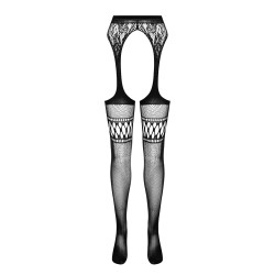 COLLANTS COM EFEITO DE LIGAS S026 VERMELHAS EROTIC LINE PASSION
