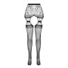 COLLANTS COM EFEITO DE LIGAS S027 PRETAS EROTIC LINE PASSION