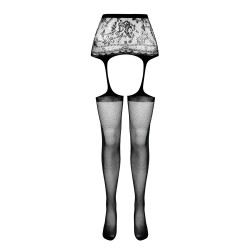 COLLANTS COM EFEITO DE LIGAS S028 VERMELHAS EROTIC LINE PASSION