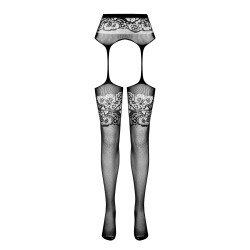 COLLANTS COM EFEITO DE LIGAS S029 BRANCAS EROTIC LINE PASSION