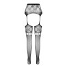 COLLANTS COM EFEITO DE LIGAS S030 PRETAS EROTIC LINE PASSION
