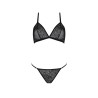 CONJUNTO DE 2 PEÇAS SELAGINELLA BIKINI PRETO ECO COLLECTION PASSION