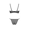 CONJUNTO DE 2 PEÇAS SELAGINELLA BIKINI PRETO ECO COLLECTION PASSION