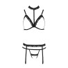 CONJUNTO DE 4 PEÇAS  SHELLY PRETO DEVIL COLLECTION PASSION