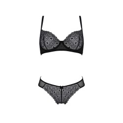 CONJUNTO DE 2 PEÇAS ZINNIA BIKINI PRETO ECO PASSION