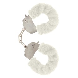 ALGEMAS COM PELÚCIA FURRY FUN BRANCO TOYJOY