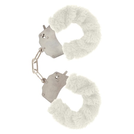 ALGEMAS COM PELÚCIA FURRY FUN BRANCO TOYJOY