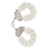 ALGEMAS COM PELÚCIA FURRY FUN BRANCO TOYJOY