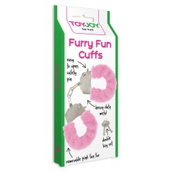 ALGEMAS COM PELÚCIA FURRY FUN ROSA TOYJOY