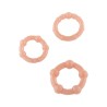 CONJUNTO DE 3 ANÉIS PARA O PÉNIS STAY HARD FLESH SCALA 