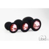 CONJUNTO DE JOIAS PARA TREINO ANAL PRETO CANDY LUST