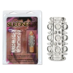 MANGA PENIS SILICONE SLEEVE TRANSPARENTE SEVEN CREATIONS