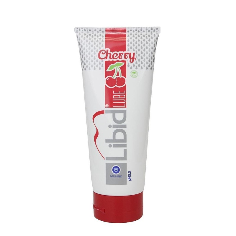 LUBRIFICANTE À BASE DE ÁGUA COM AROMA A CEREJA LIBID LUBE 200ML LUBRIFICANTE À BASE DE ÁGUA COM AROMA A CEREJA LIBID LUBE 200ML