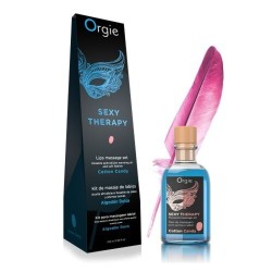 KIT DE MASSAGEM LIPS SEXY THERAPY ALGODÃO DOCE ORGIE