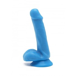 DILDO HAPPY DICKS 6 INCH COM TESTICULOS AZUL GET REAL