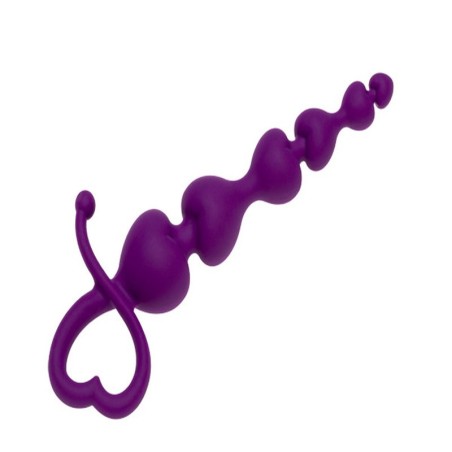 TIRA DE PÉROLAS ANAIS EM FORMA DE CORAÇÃO GO PEARL LOVERS DESIRE ROXO ALIVE
