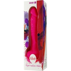 DILDO REALISTA COM TESTÍCULOS ADAM ROSA ALIVE