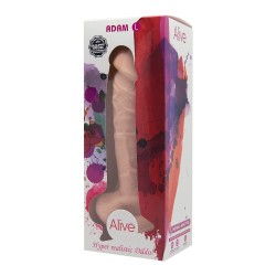 DILDO REALISTA COM TESTÍCULOS ADAM ALIVE