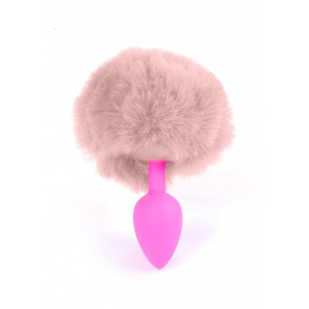 PLUG ANAL COM CAUDA DE COELHO EXCLUSIVITY ROSA BOSS SERIES