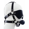 ARNÊS FACIAL COM VENDA E MORDAÇA OVER THE HEAD ARGUS TOYS