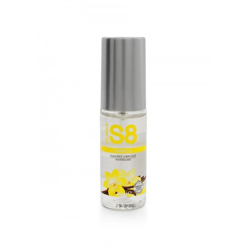 LUBRIFICANTE À BASE DE ÁGUA COM SABOR A BAUNILHA S8 STIMUL8 50ML LUBRIFICANTE À BASE DE ÁGUA COM SABOR A BAUNILHA S8 STIMUL8 50ML