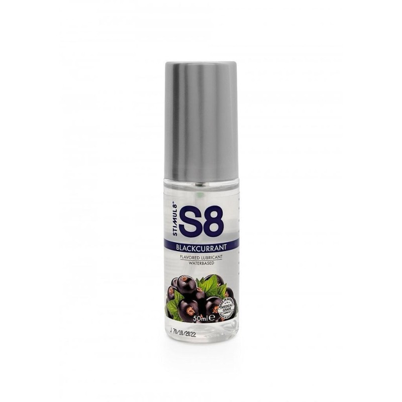 LUBRIFICANTE À BASE DE ÁGUA COM SABOR A GROSELHA NEGRA S8 STIMUL8 50ML LUBRIFICANTE À BASE DE ÁGUA COM SABOR A GROSELHA NEGRA S8 STIMUL8 50ML