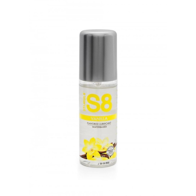 LUBRIFICANTE À BASE DE ÁGUA COM SABOR A BAUNILHA S8 STIMUL8 125ML LUBRIFICANTE À BASE DE ÁGUA COM SABOR A BAUNILHA S8 STIMUL8 125ML