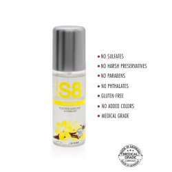 LUBRIFICANTE À BASE DE ÁGUA COM SABOR A BAUNILHA S8 STIMUL8 125ML