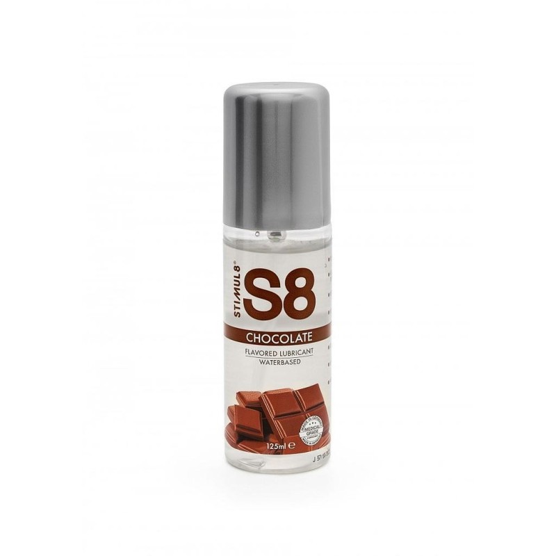 LUBRIFICANTE À BASE DEÁGUA COM SABOR A CHOCOLATE S8 STIMUL8 125ML LUBRIFICANTE À BASE DEÁGUA COM SABOR A CHOCOLATE S8 STIMUL8 125ML