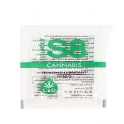 SAQUETA DE LUBRIFICANTE HÍBRIDO COM EFEITO RELAXANTE S8 HYBRID CANNABIS RELAXING STIMUL8 4ML