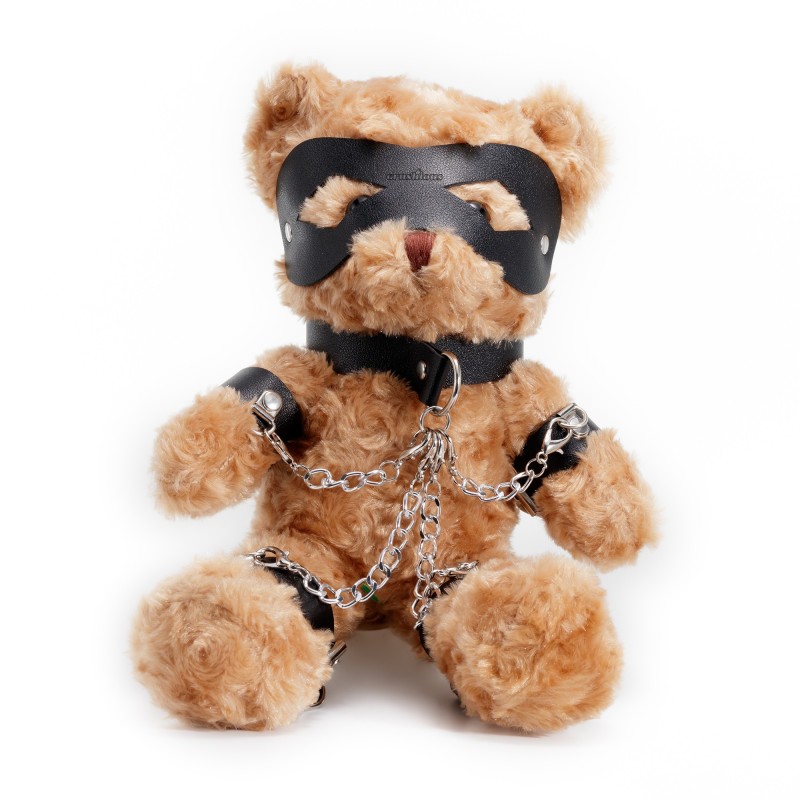 URSO DE PELÚCIA BONDAGE CRUSHITO PRETO 31CM CRUSHIOUS URSO DE PELÚCIA BONDAGE CRUSHITO PRETO 31CM CRUSHIOUS
